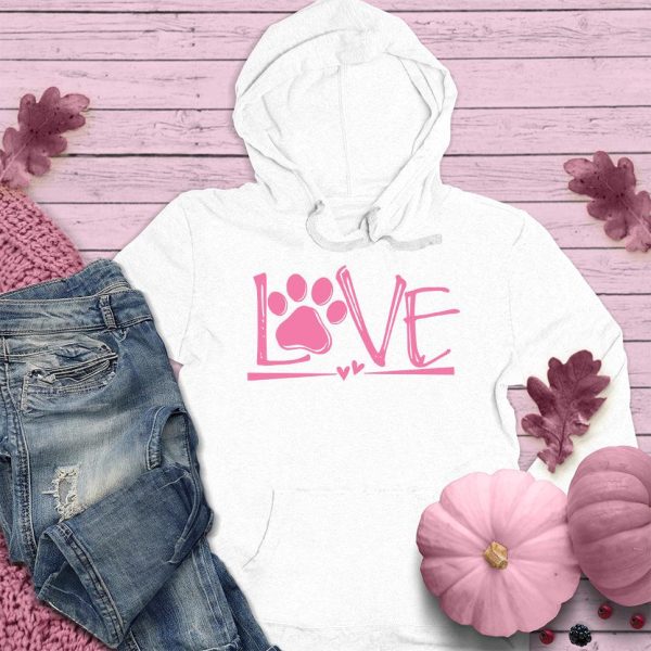 Dog Love Hoodie Pink Edition_9659