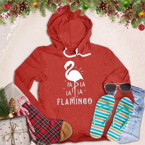 Fa La La La Flamingo Hoodie_6985