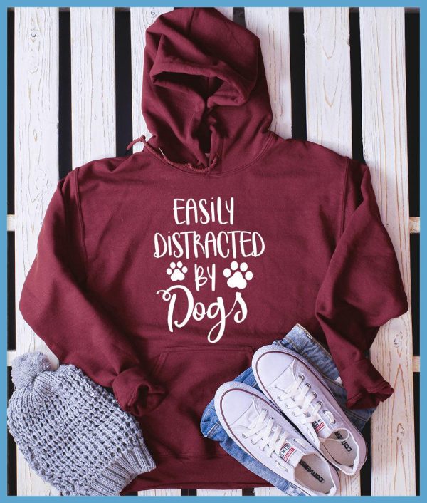 Easily Distracted By Dogs Hoodie_3822