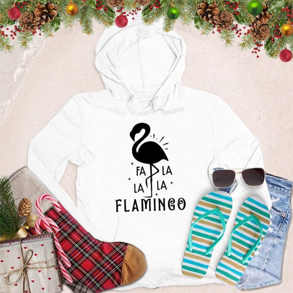 Fa La La La Flamingo Hoodie_6985